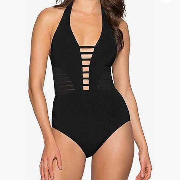 JETS BY JESSIKA ALLEN PARALLELS SWIMSUIT 4 - Picture 1 of 7